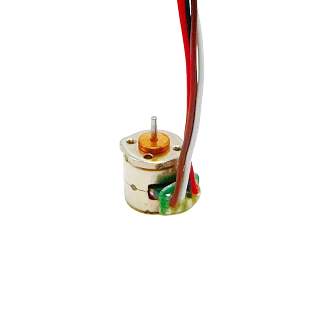Mini motor paso a paso micro de 8 mm, 2 fases, &aacute;ngulo de paso de 18 grados